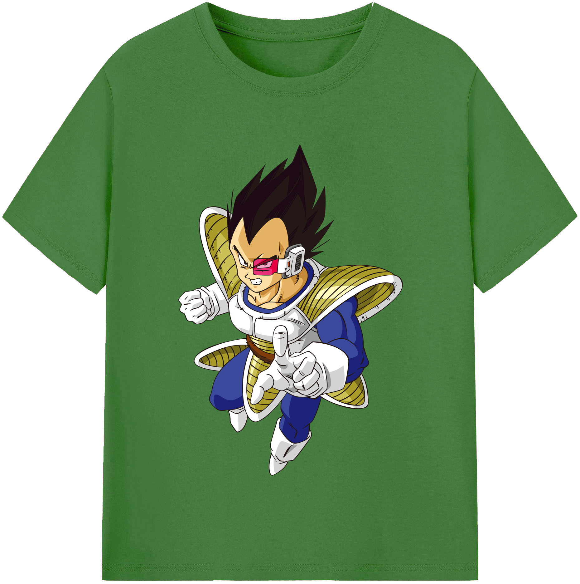 （画像用） ドラゴンボール ベジータ四世（Bejīta Yonsei）DRAGON BALL Vegeta IV レディースカジュアルプリントTシャツ（綿100％）